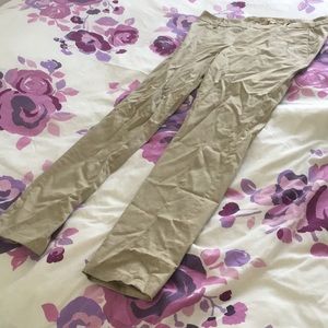 Cream color cotton pants